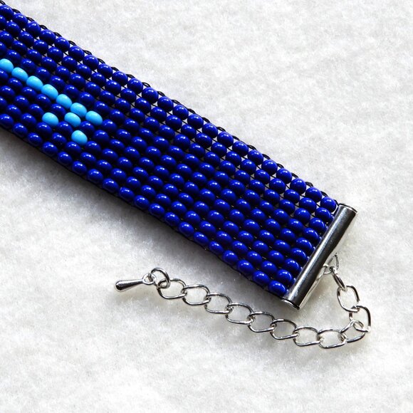 Kappa Kappa Gamma KKG key bead bracelet, handmade, adjustable length - Picture 4 of 4